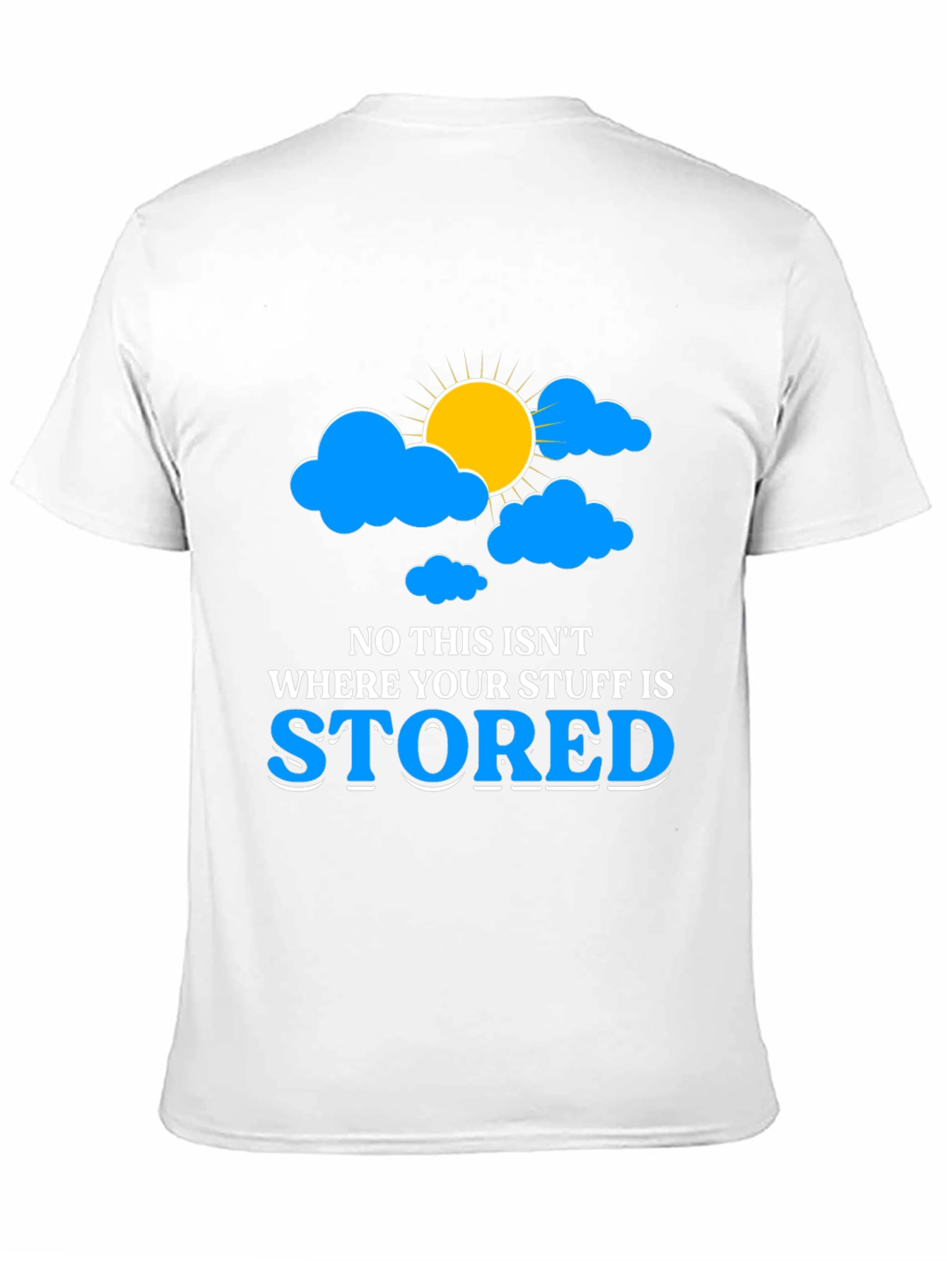 Funny Cloud Storage T-Shirt for Tech Lovers