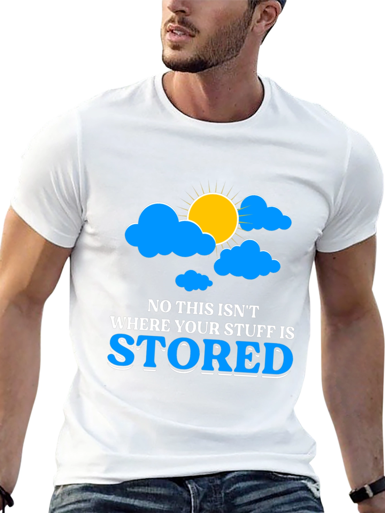 Funny Cloud Storage T-Shirt for Tech Lovers