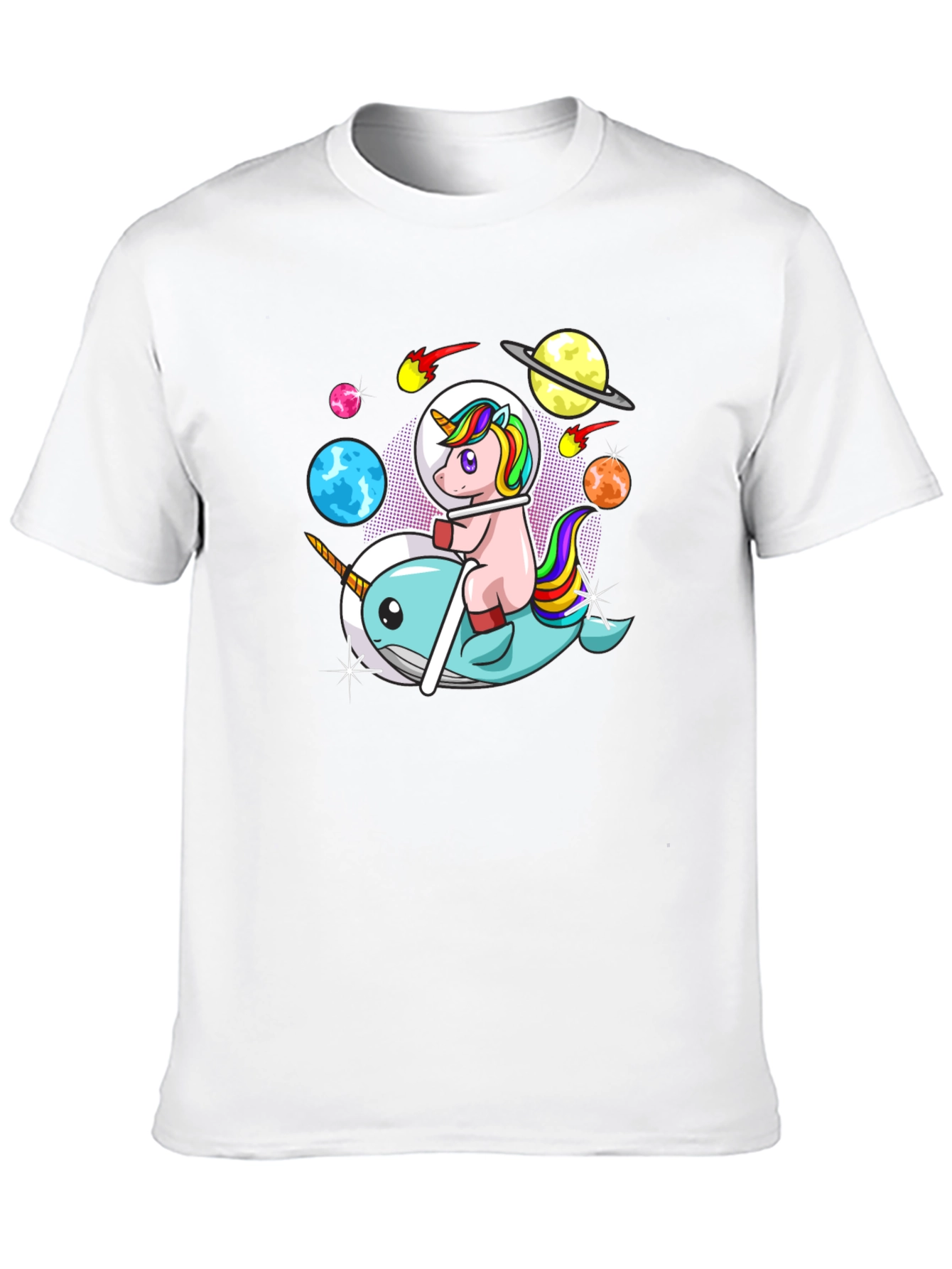 Unicorn Narwhal T-Shirt - Space Adventure