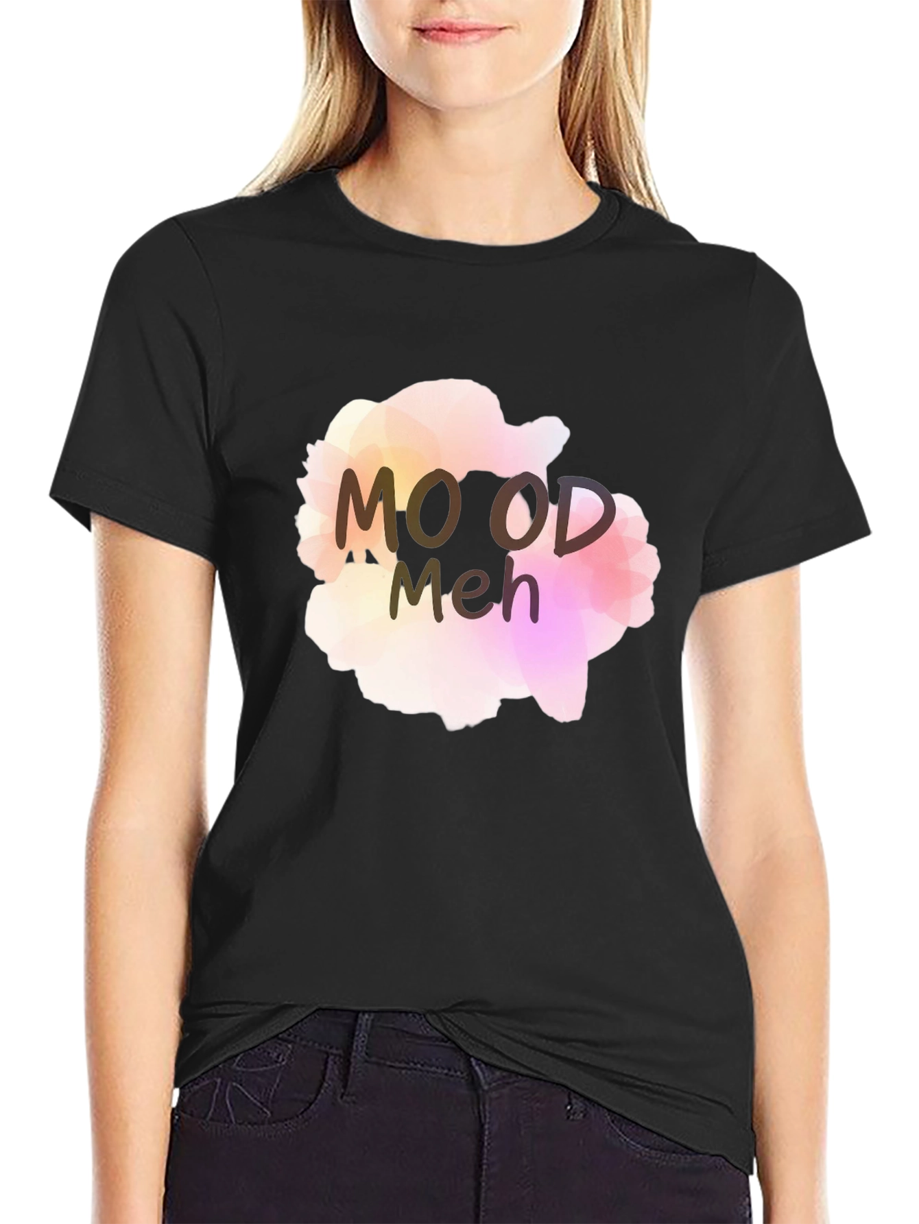 Meh Mood Tee - Trendy Casual Shirt