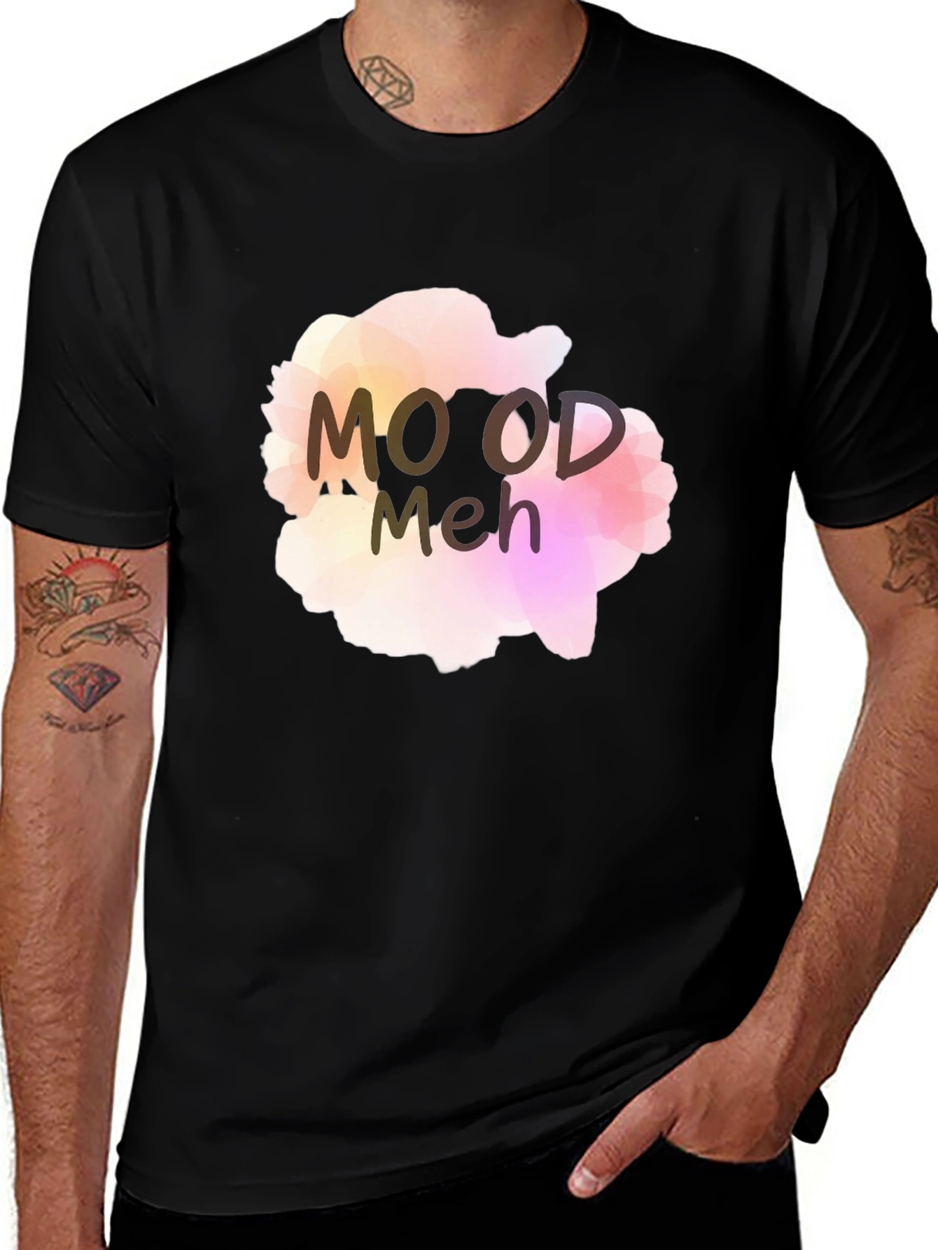 Meh Mood Tee - Trendy Casual Shirt