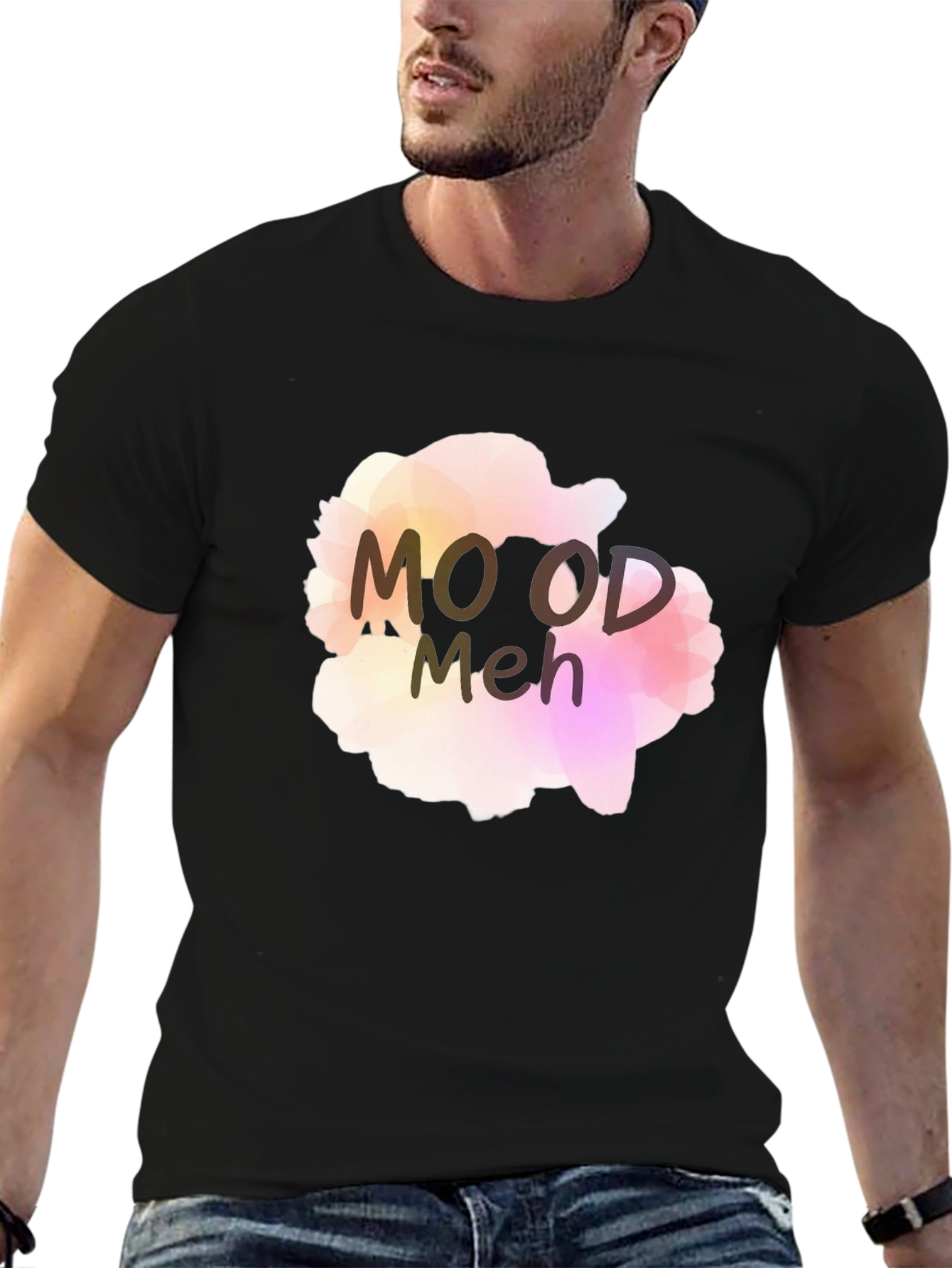 Meh Mood Tee - Trendy Casual Shirt