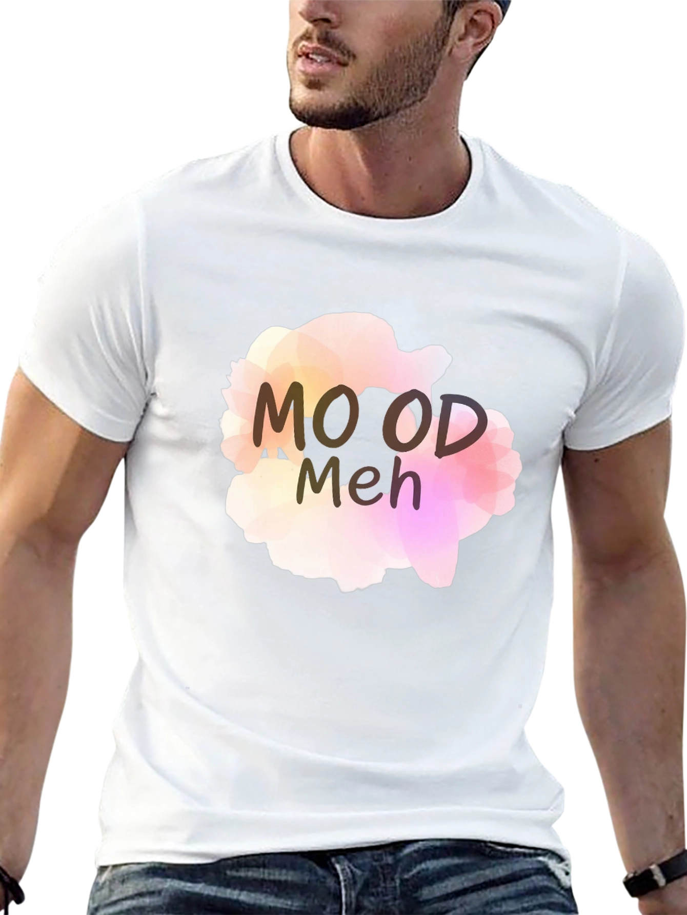 Meh Mood Tee - Trendy Casual Shirt
