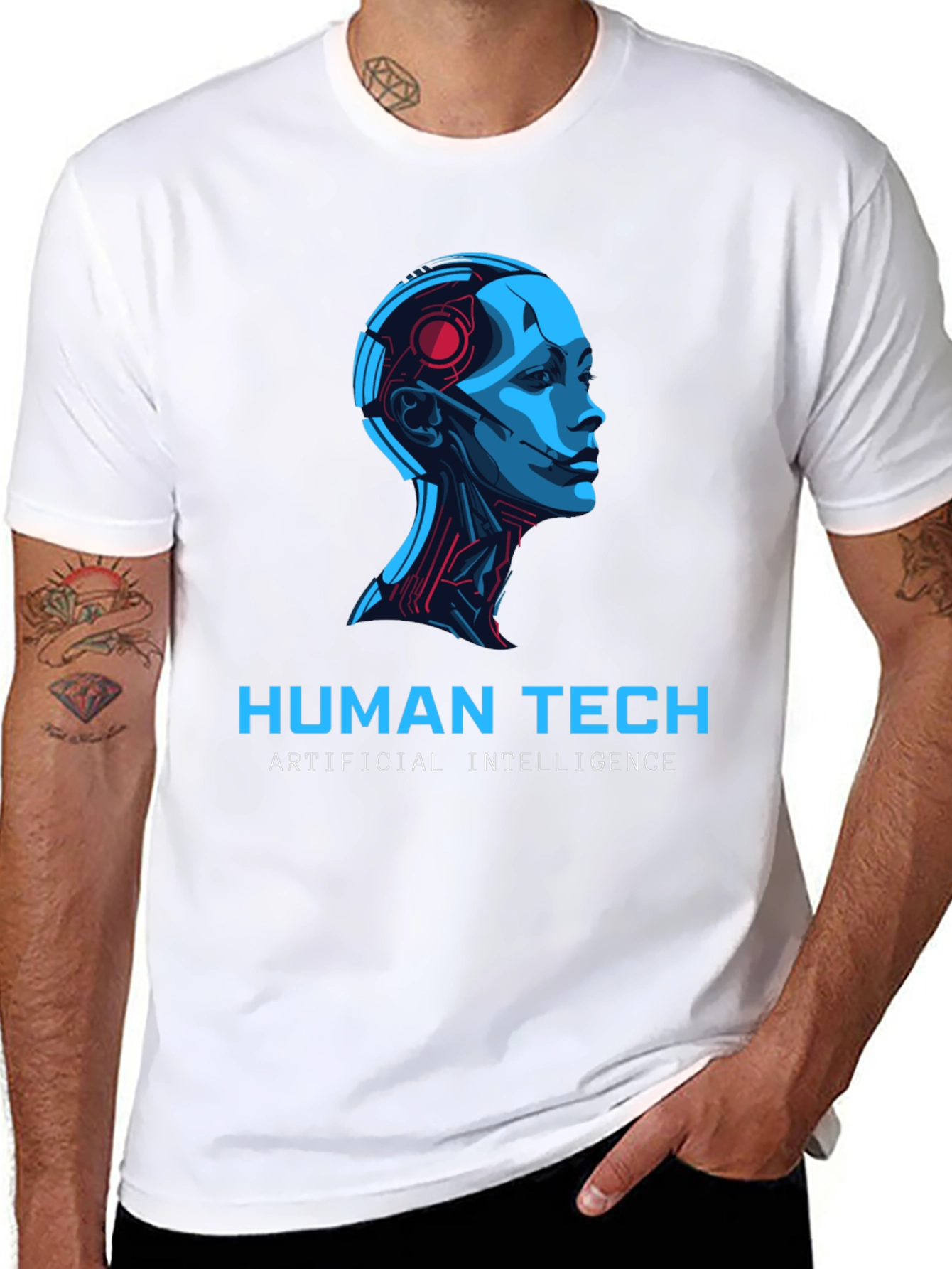 Human Tech Artificial Intelligence T-Shirt