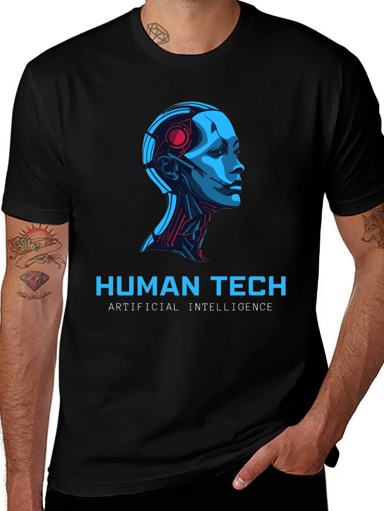 Human Tech Artificial Intelligence T-Shirt
