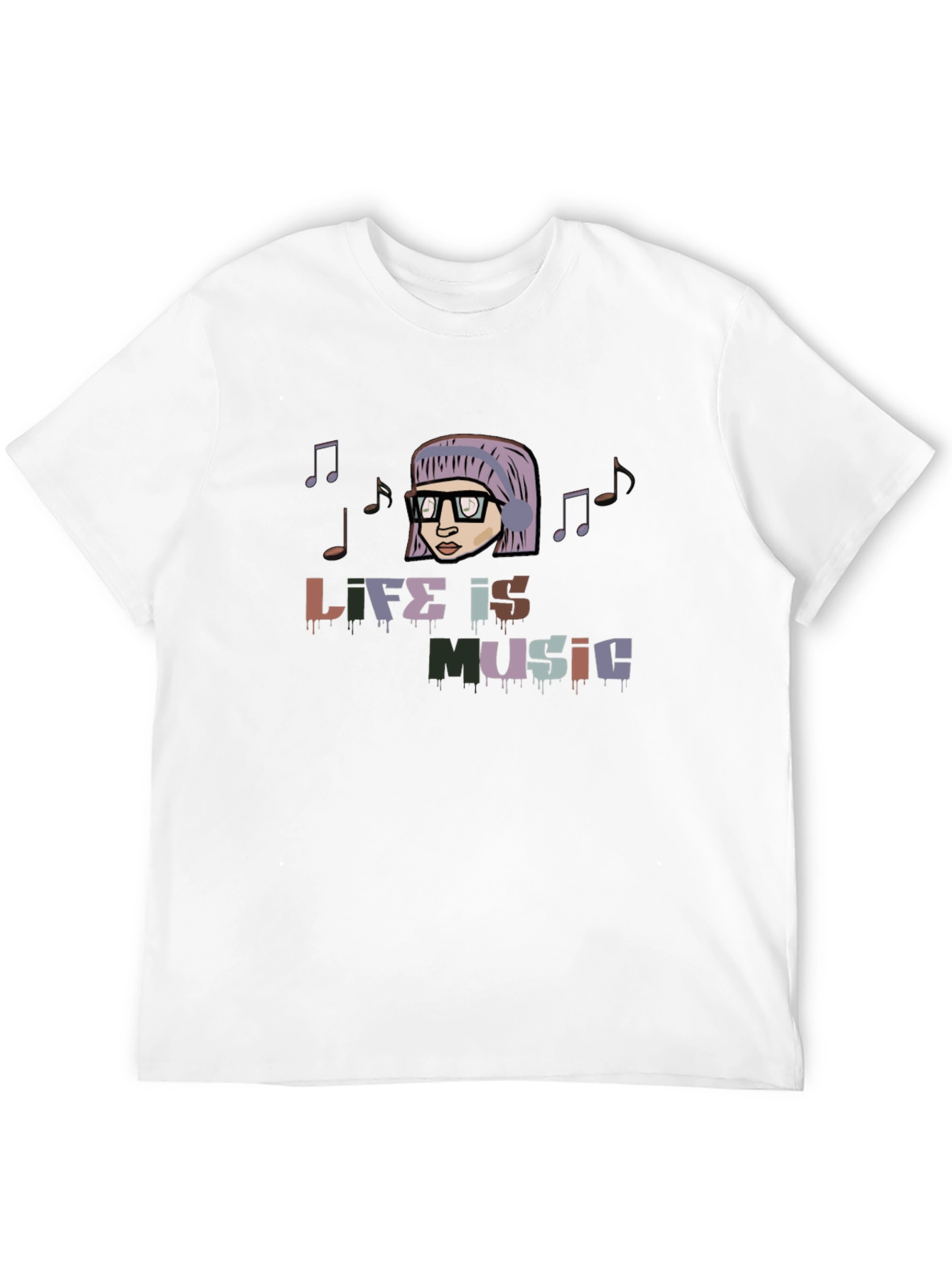 Life is Music Graphic T-Shirt