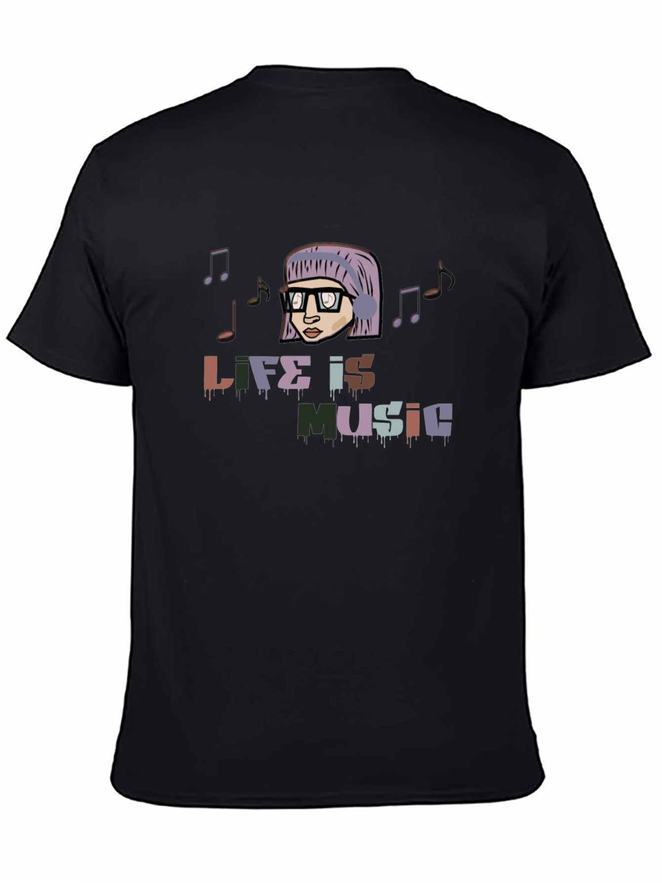 Life is Music Graphic T-Shirt