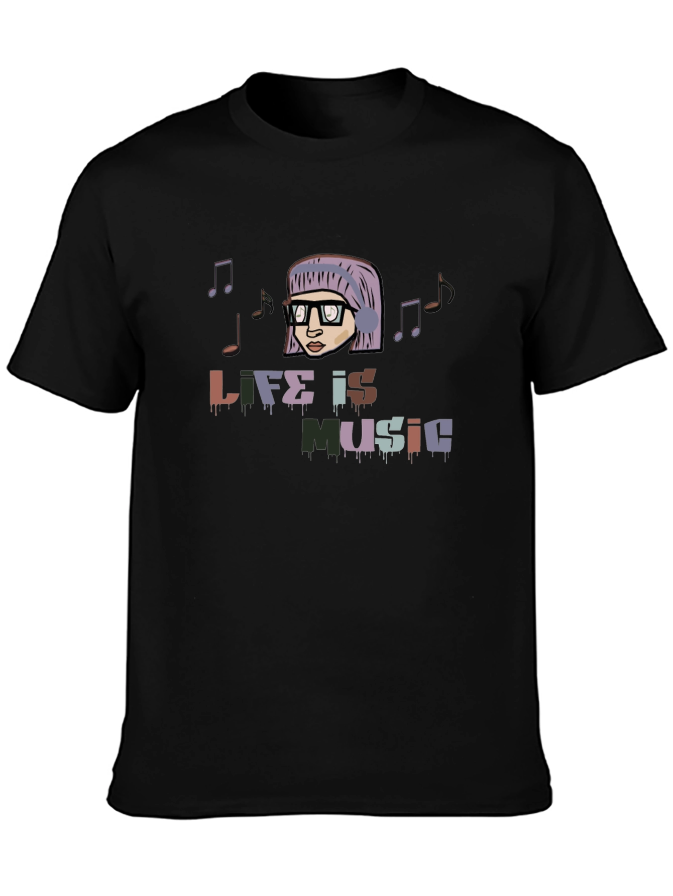 Life is Music Graphic T-Shirt