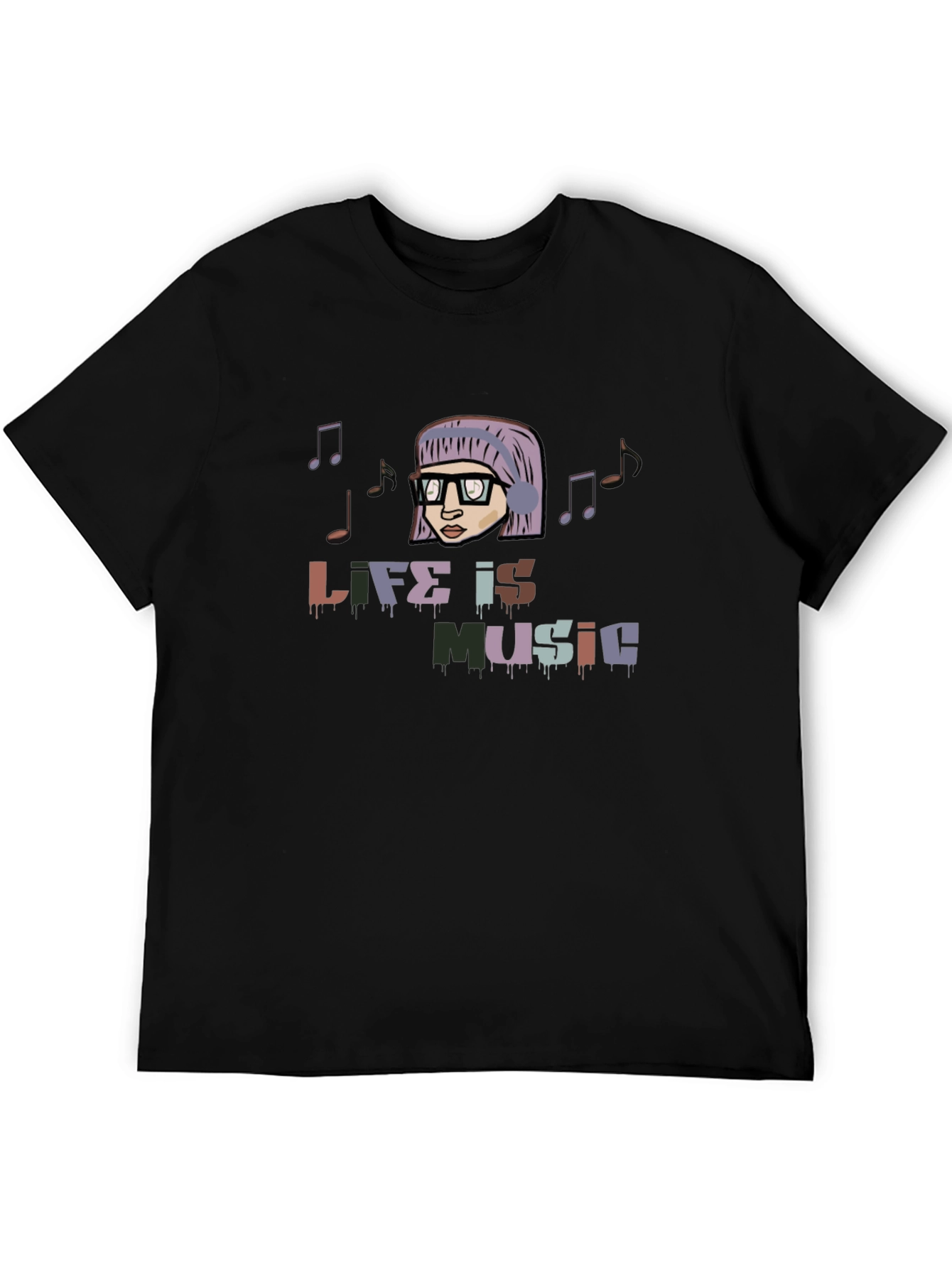 Life is Music Graphic T-Shirt