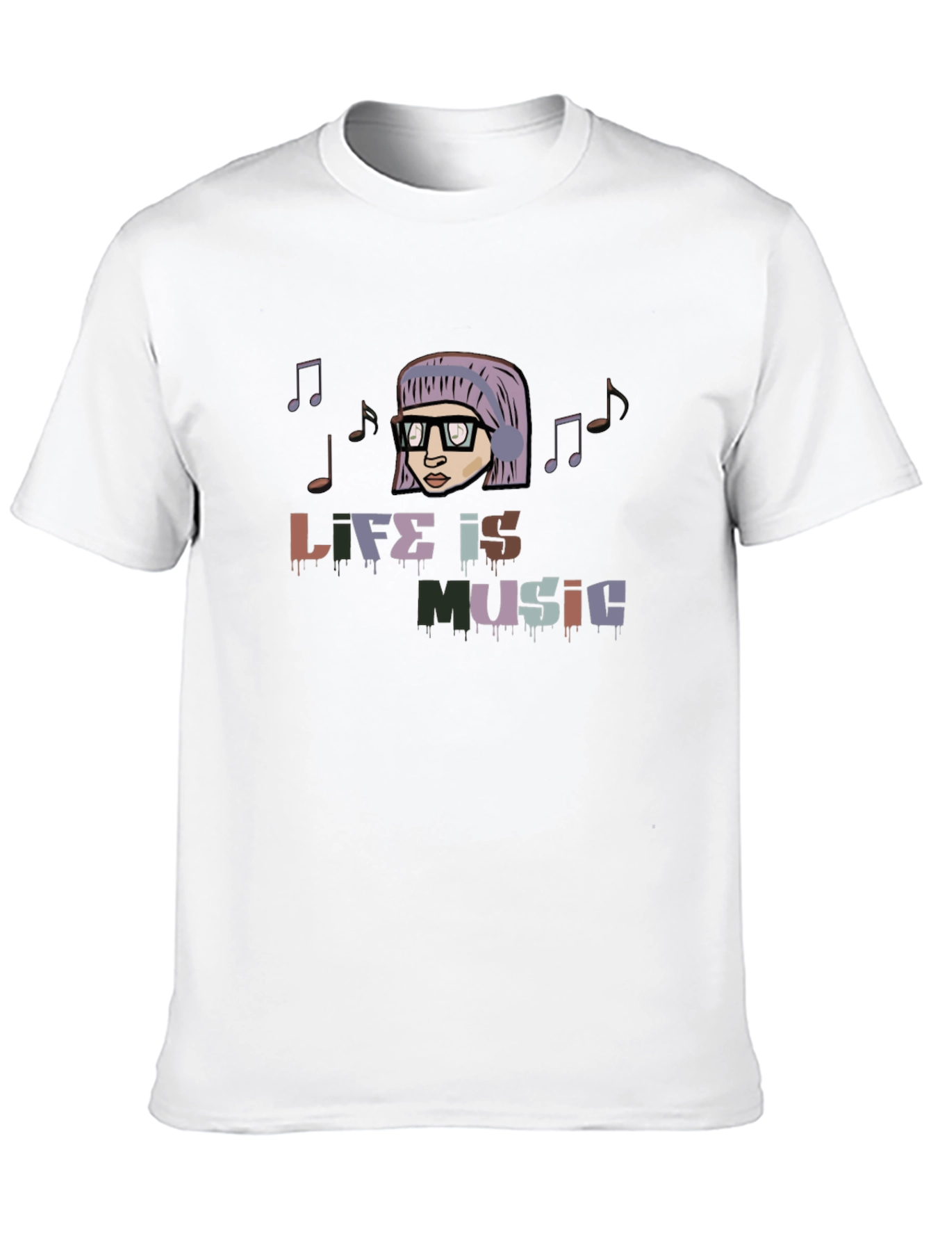 Life is Music Graphic T-Shirt
