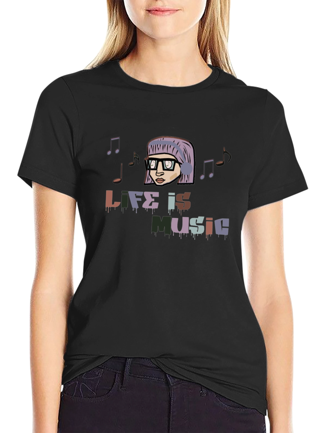 Life is Music Graphic T-Shirt