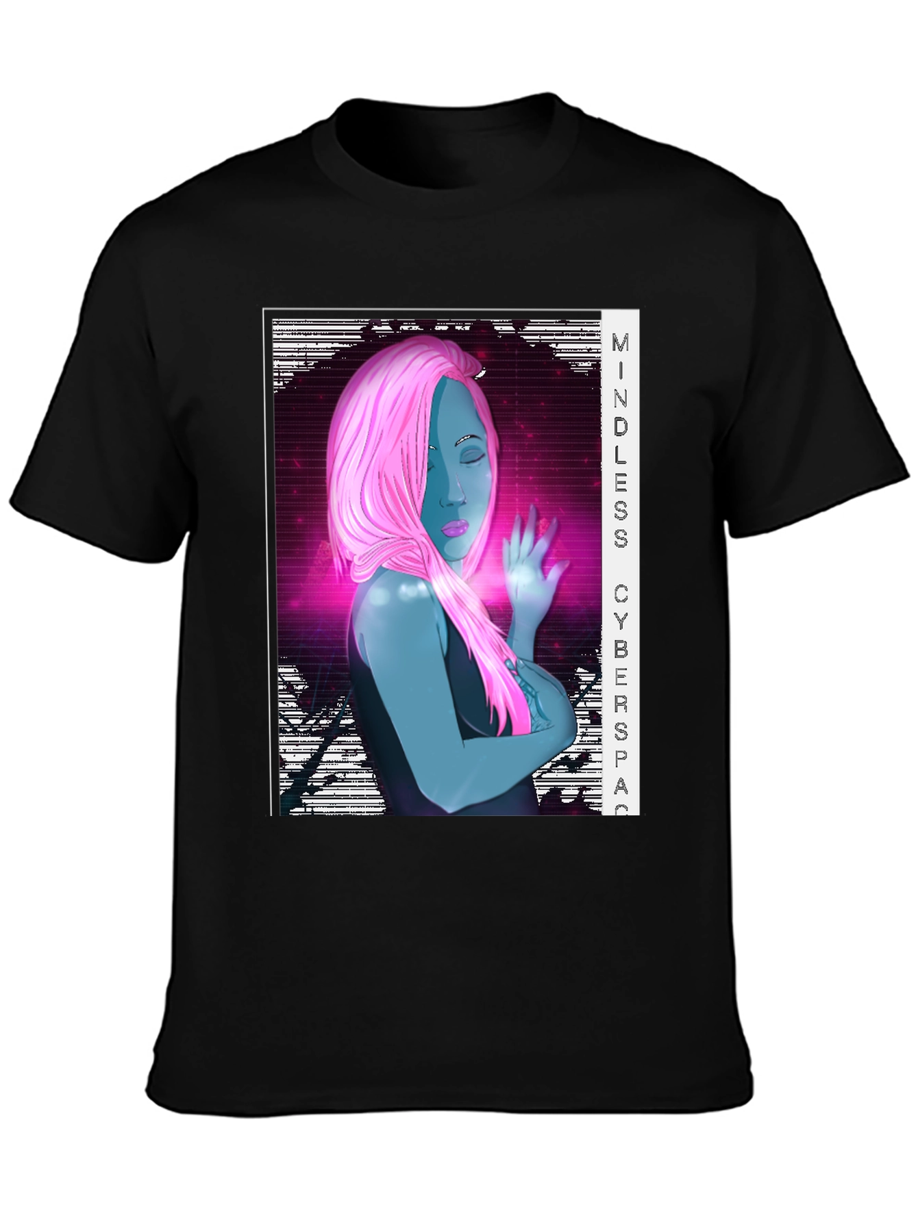 Mindless Cyberspace Graphic Tee - Black