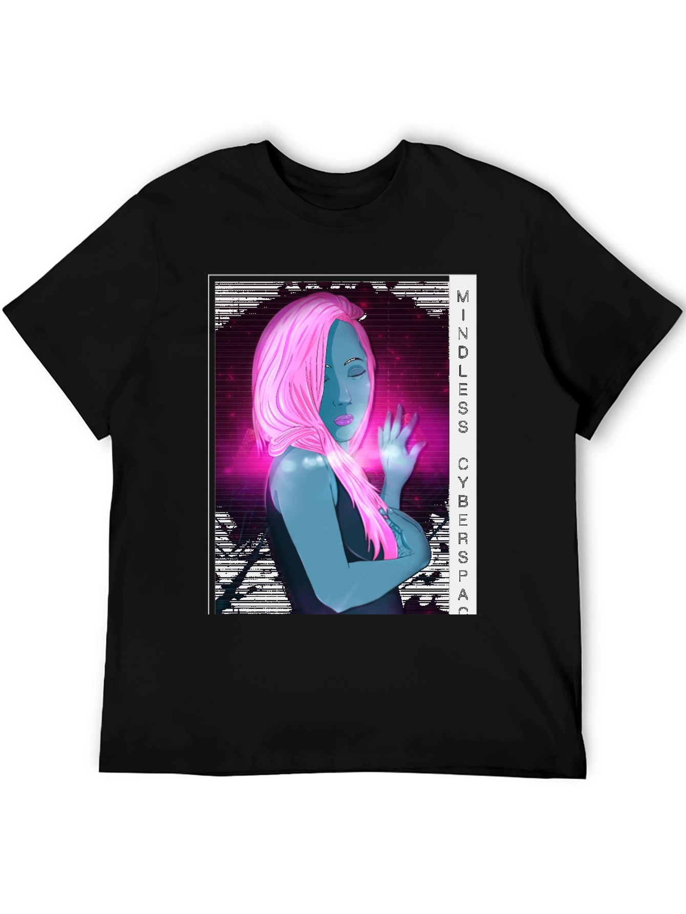 Mindless Cyberspace Graphic Tee - Black