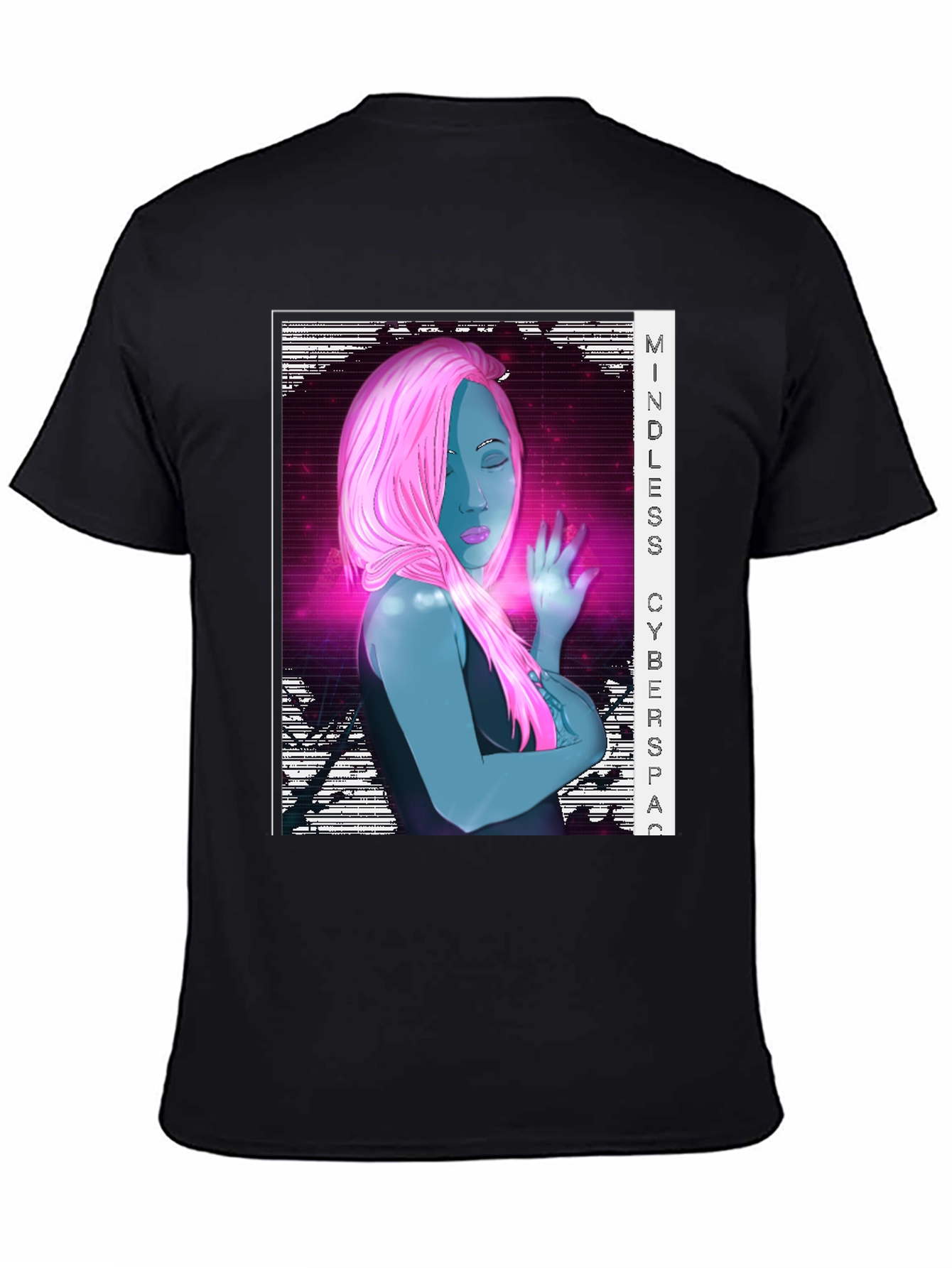 Mindless Cyberspace Graphic Tee - Black