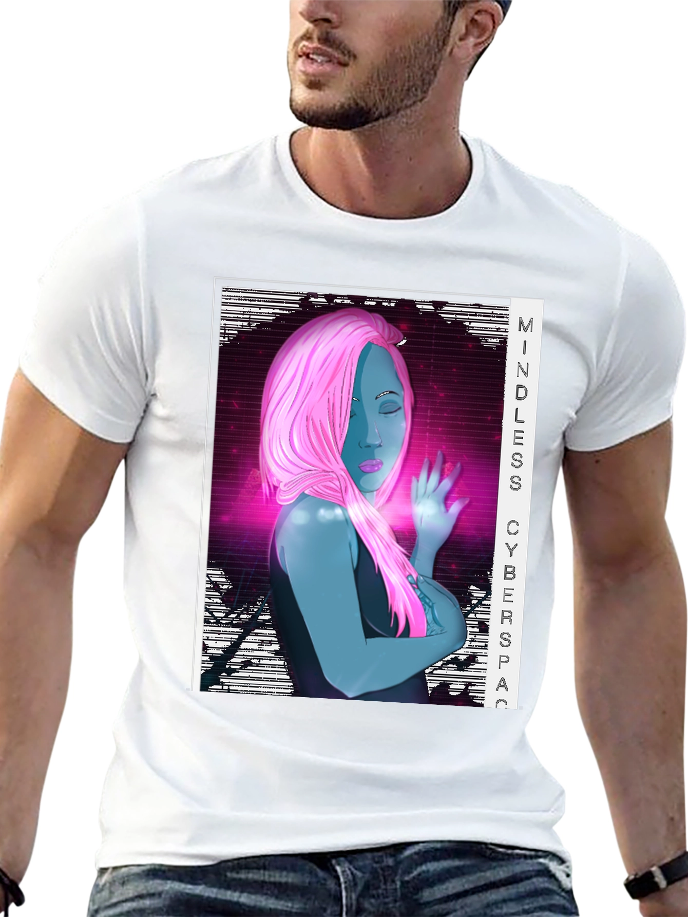 Mindless Cyberspace Graphic Tee - Black