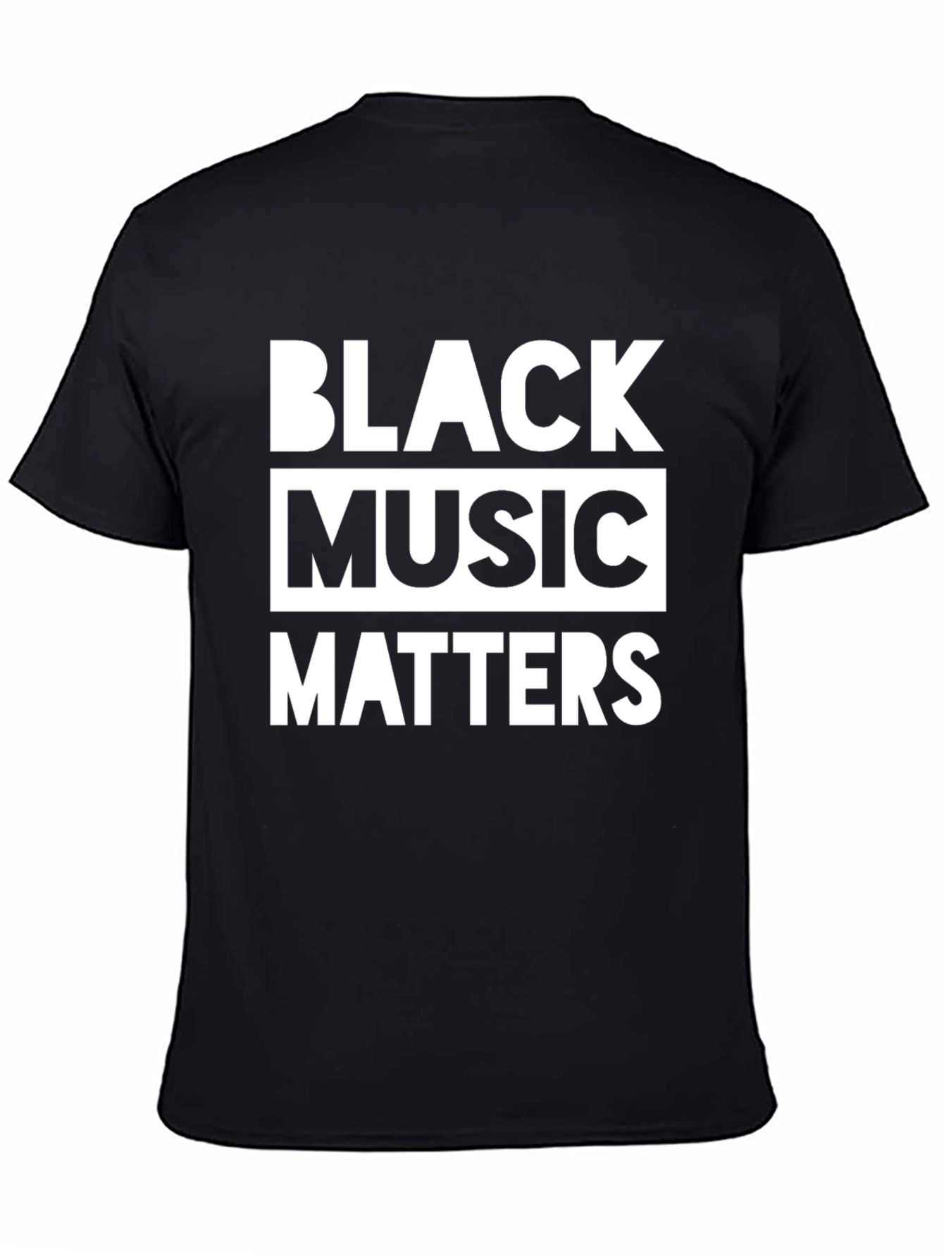 Black Music Matters Graphic Tee - Stylish Statement Shirt
