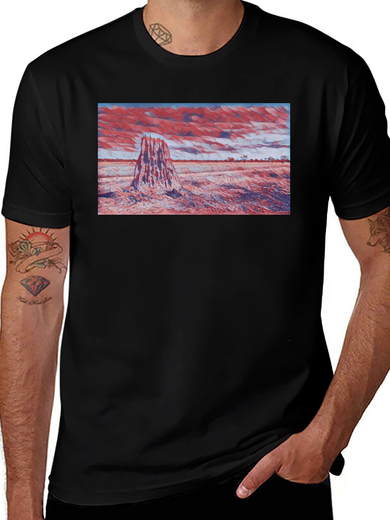 Abstract Landscape Tee
