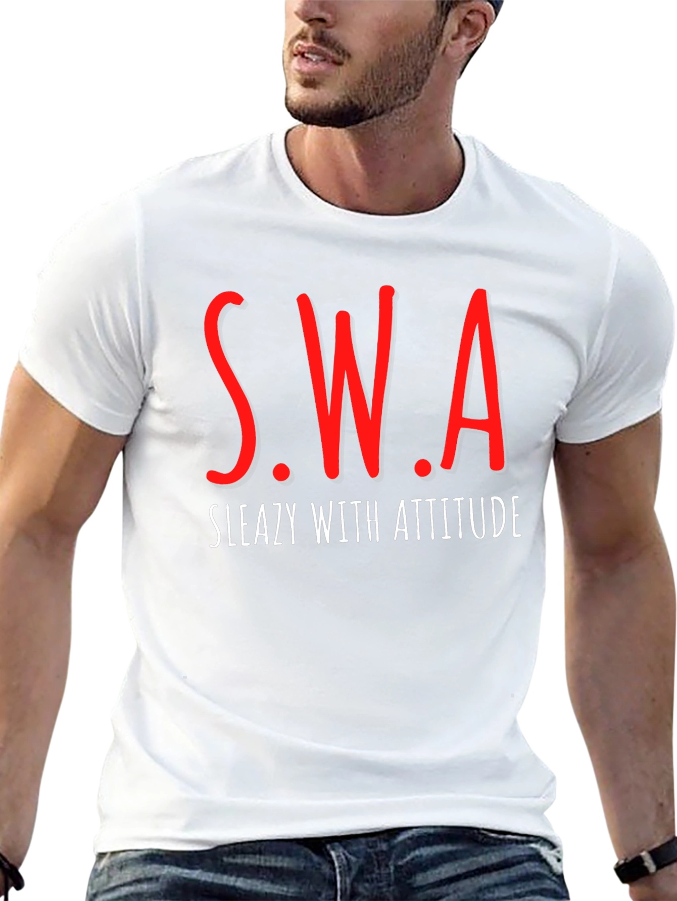 SWA Sleazy With Attitude Graphic Tee