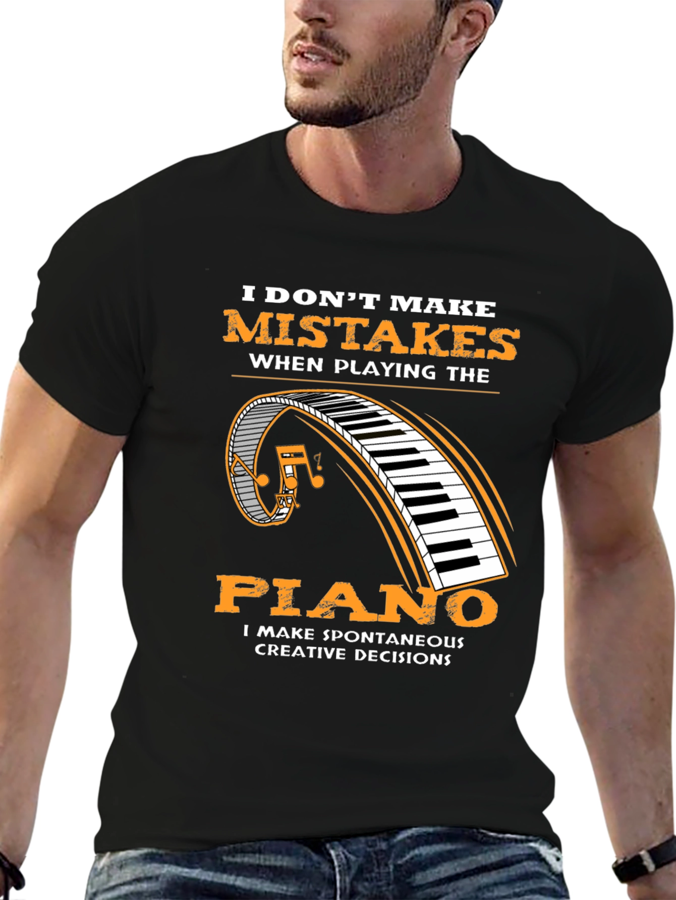Funny Piano Player T-Shirt