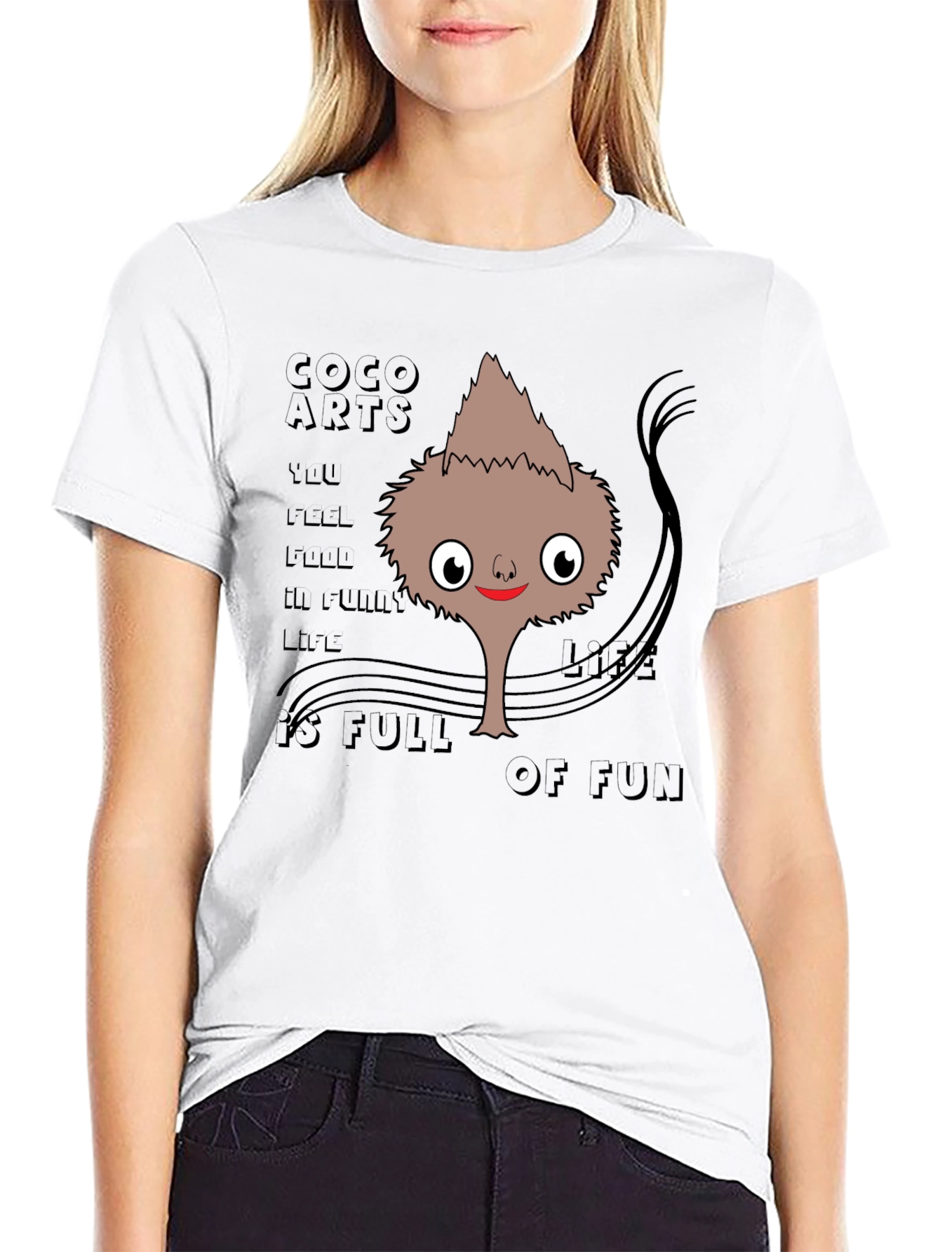 Coco Arts Funny Life T-Shirt