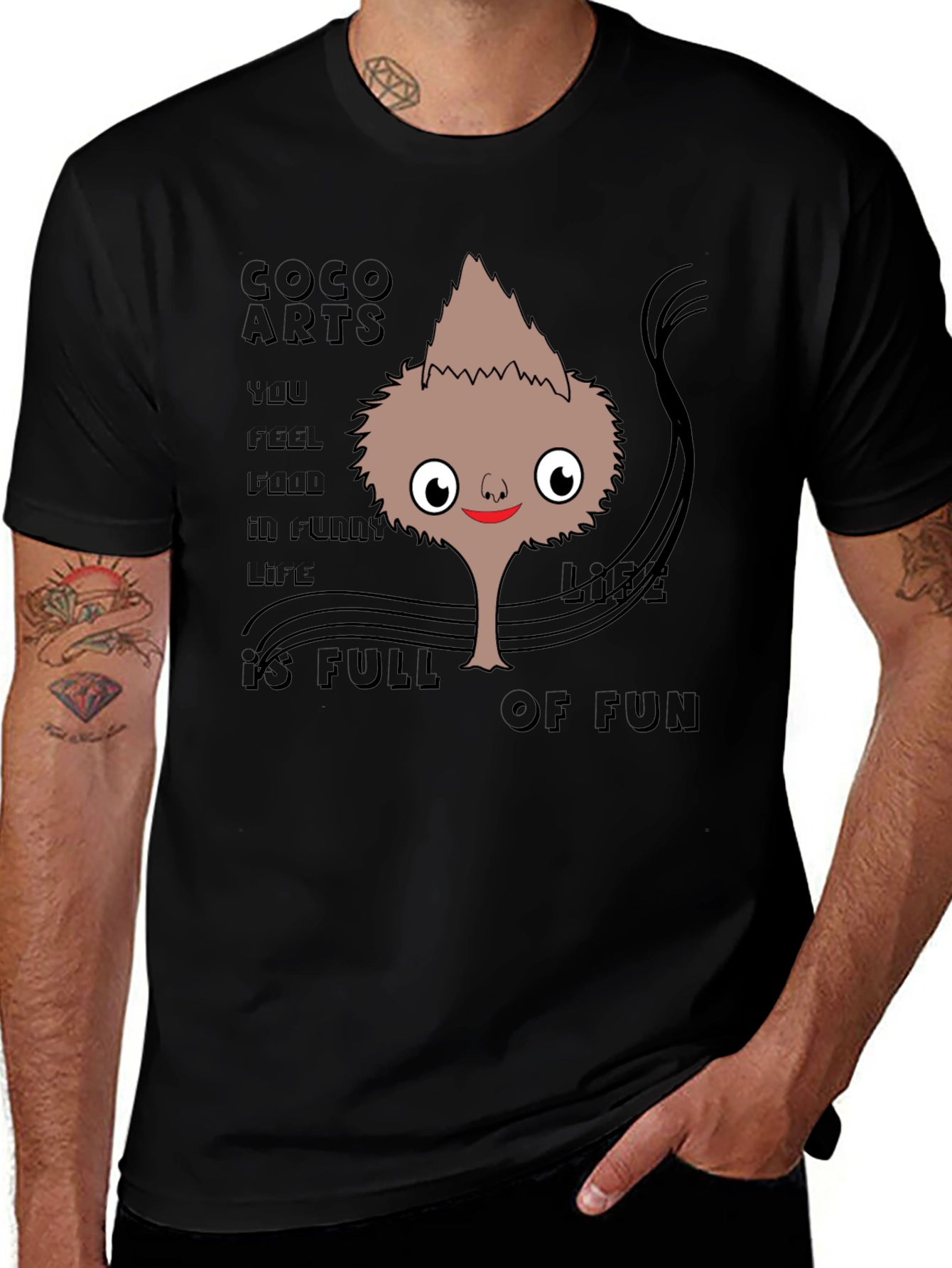Coco Arts Funny Life T-Shirt