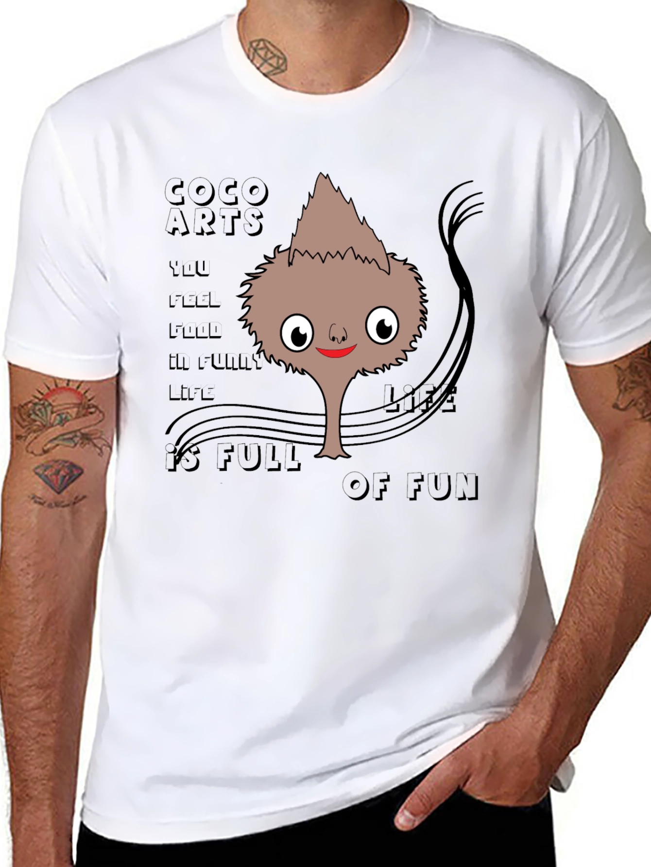 Coco Arts Funny Life T-Shirt