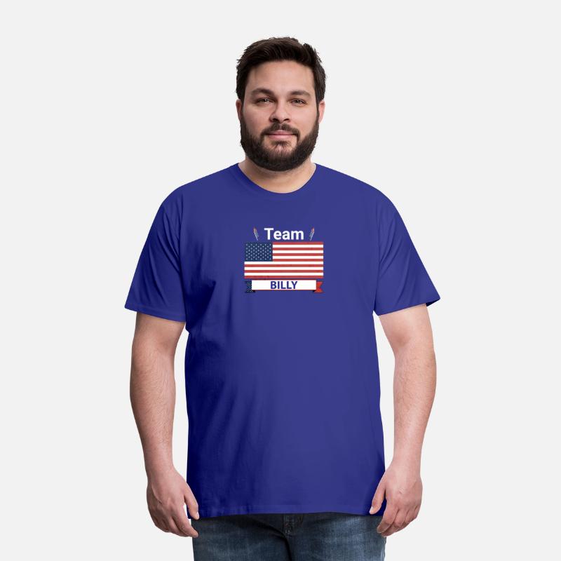 Team Billy USA American Flag Stars Strip