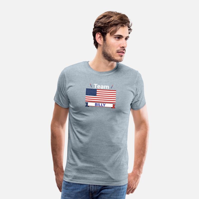 Team Billy USA American Flag Stars Strip