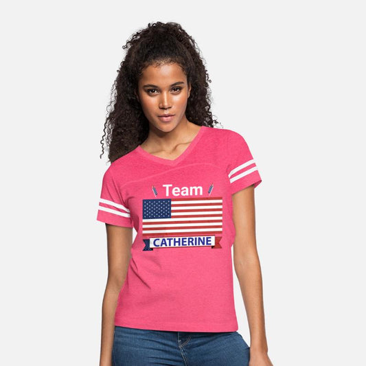 Team Catherine USA American Flag Stripe