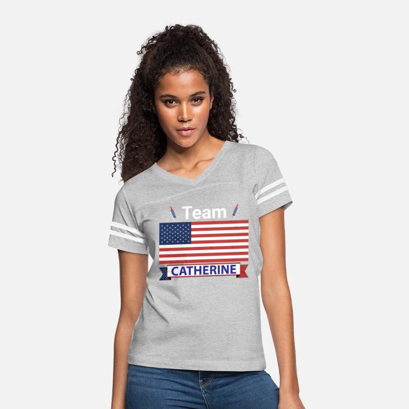 Team Catherine USA American Flag Stripe