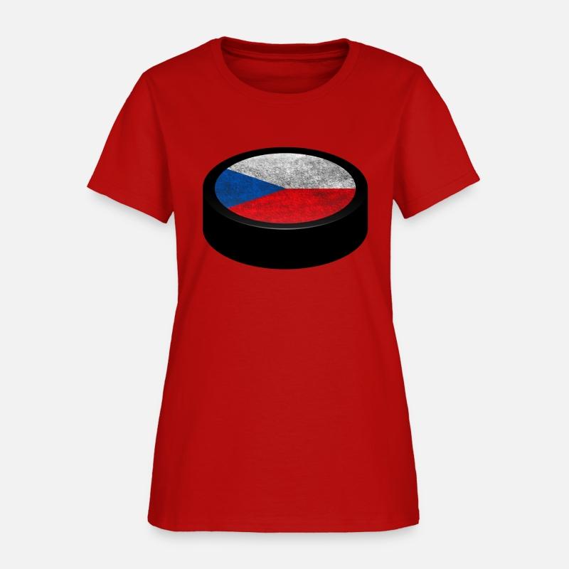 Team Czech Republic Hockey Puck