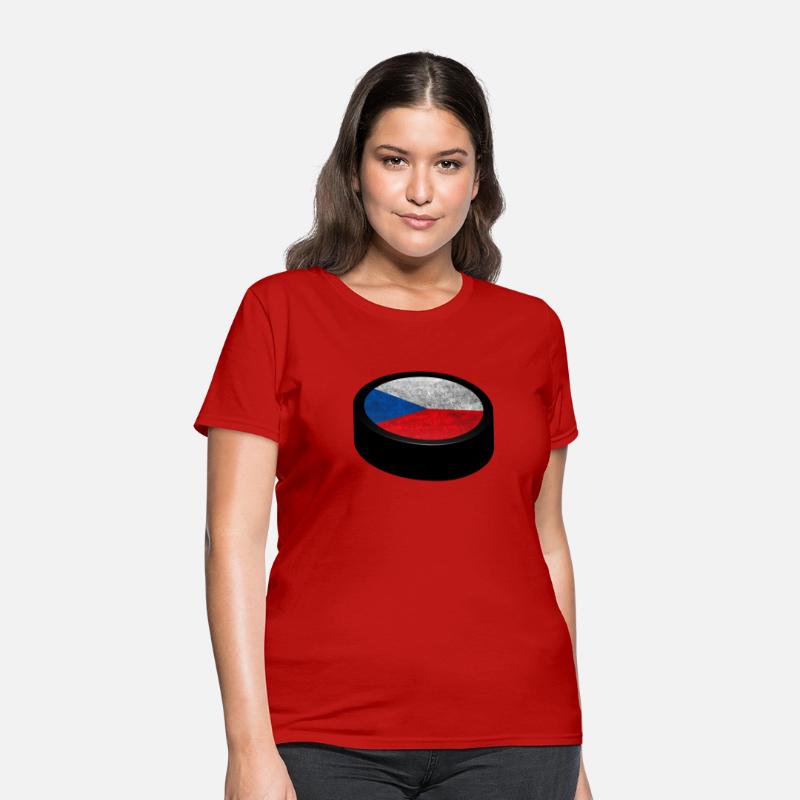 Team Czech Republic Hockey Puck