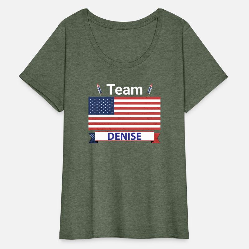 Team Denise USA American Flag Stripe