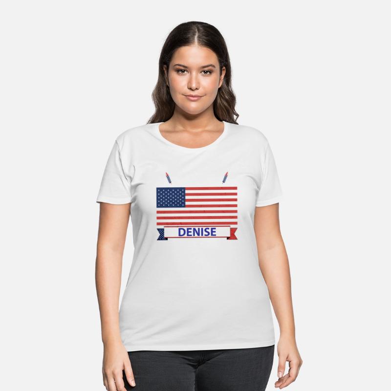 Team Denise USA American Flag Stripe
