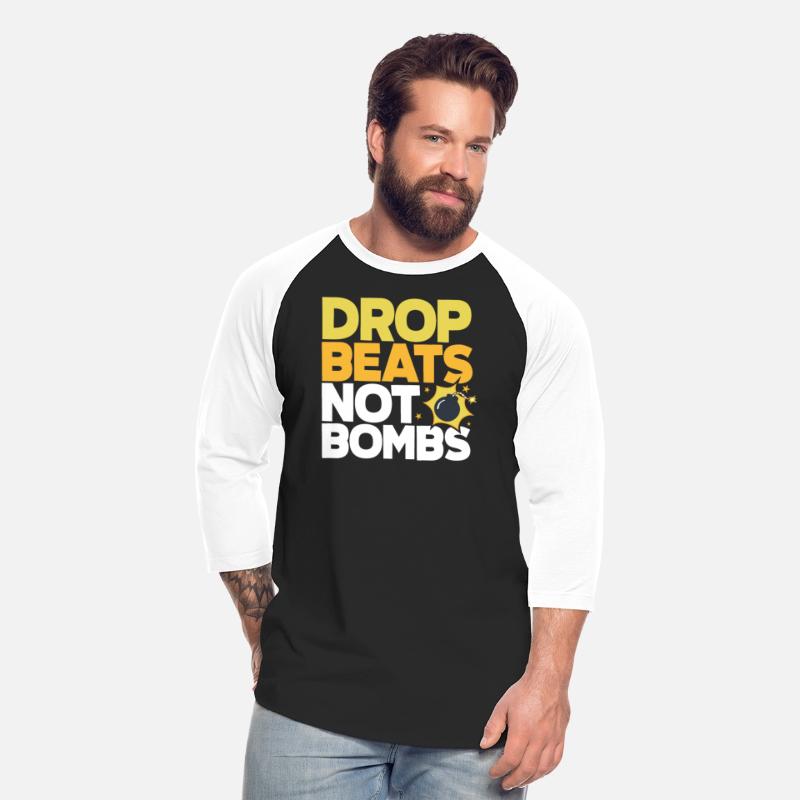 Techno Lover Drop Beats Not Bombs