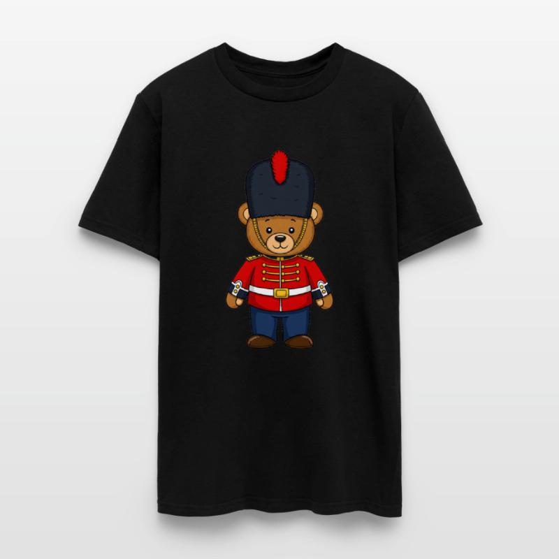 Teddy bear British police honor guard