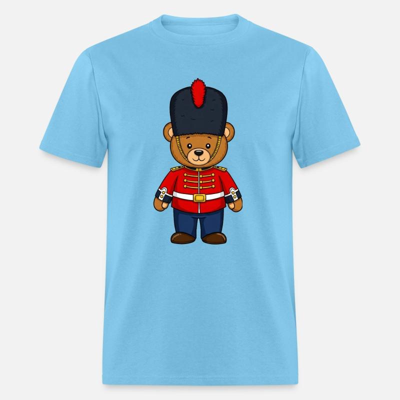 Teddy bear British police honor guard