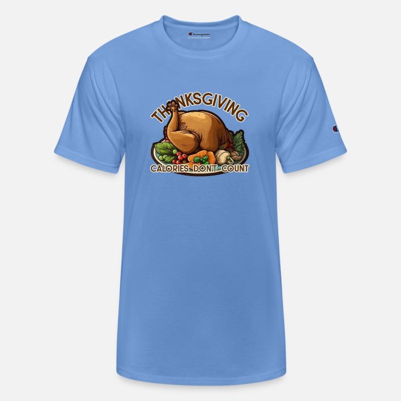 Thanksgiving Calories Don't Count T-Shirt with roa