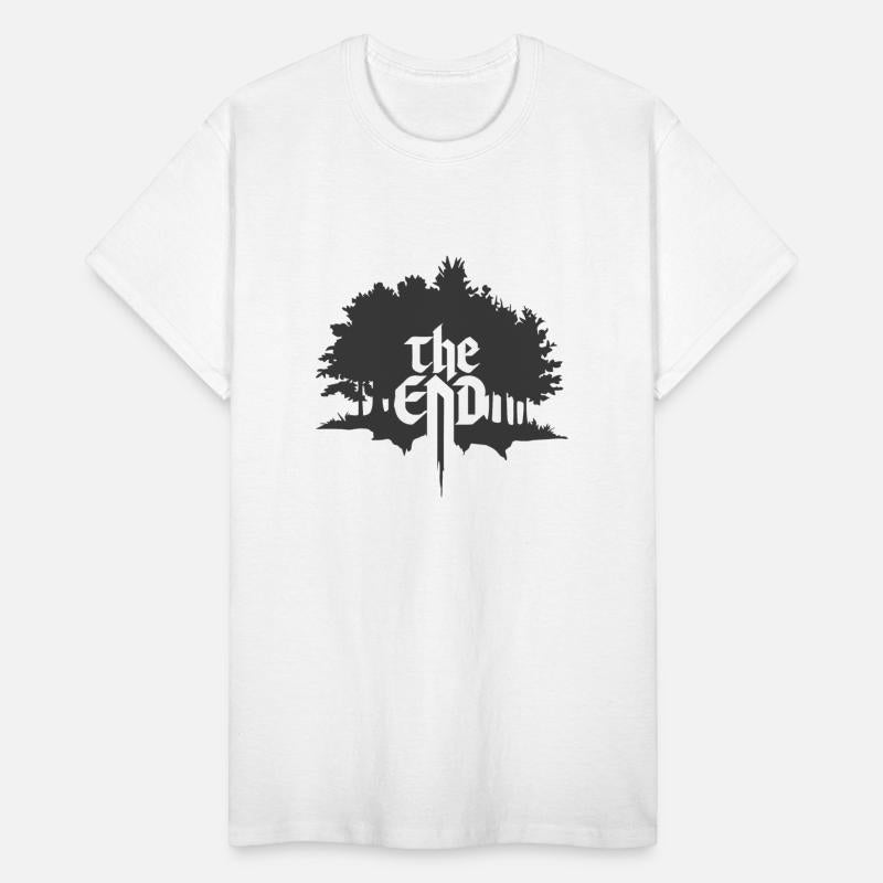 The End in the Dark Forest – Minimalist Typography