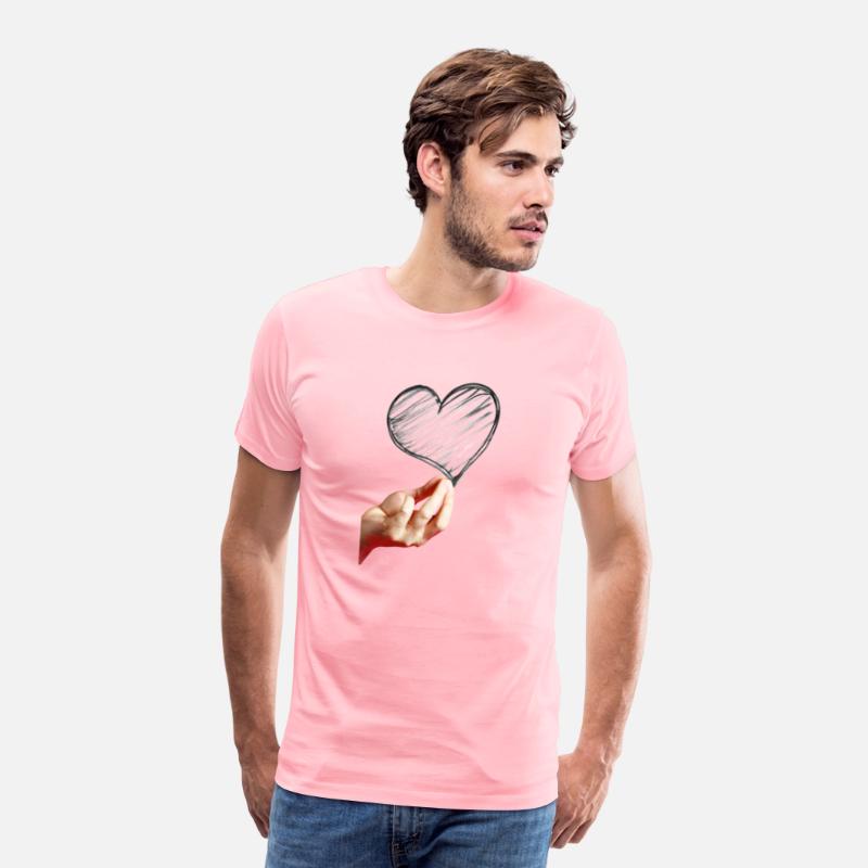 the heart with hand