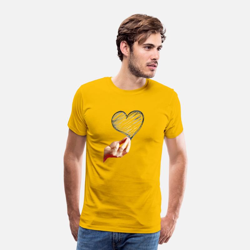 the heart with hand