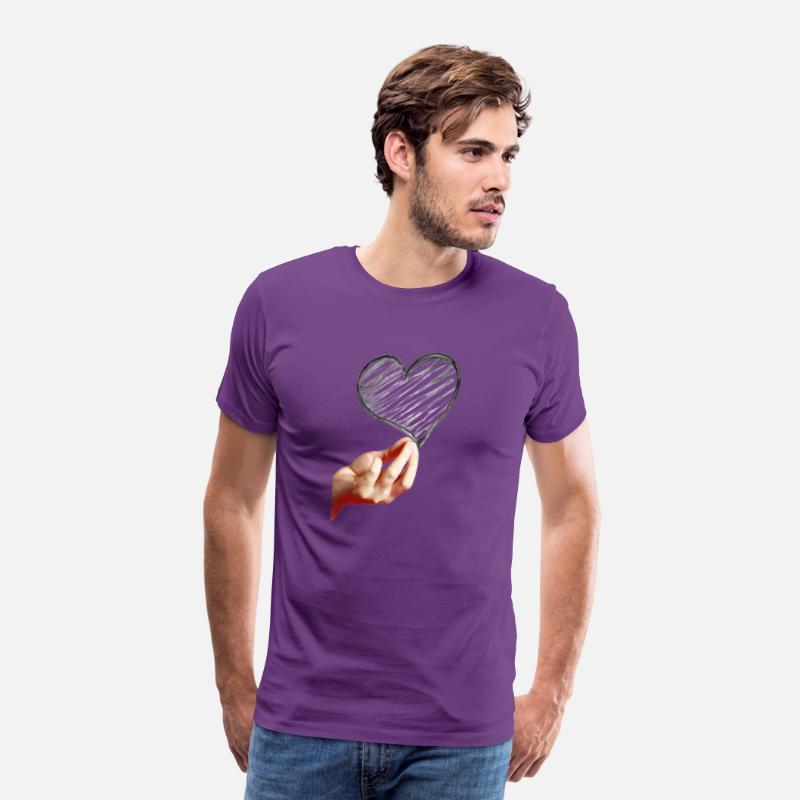 the heart with hand