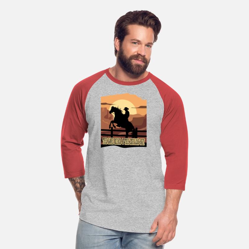 The lone rider and the endless sky