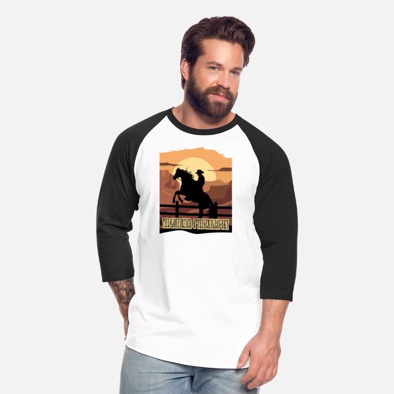 The lone rider and the endless sky