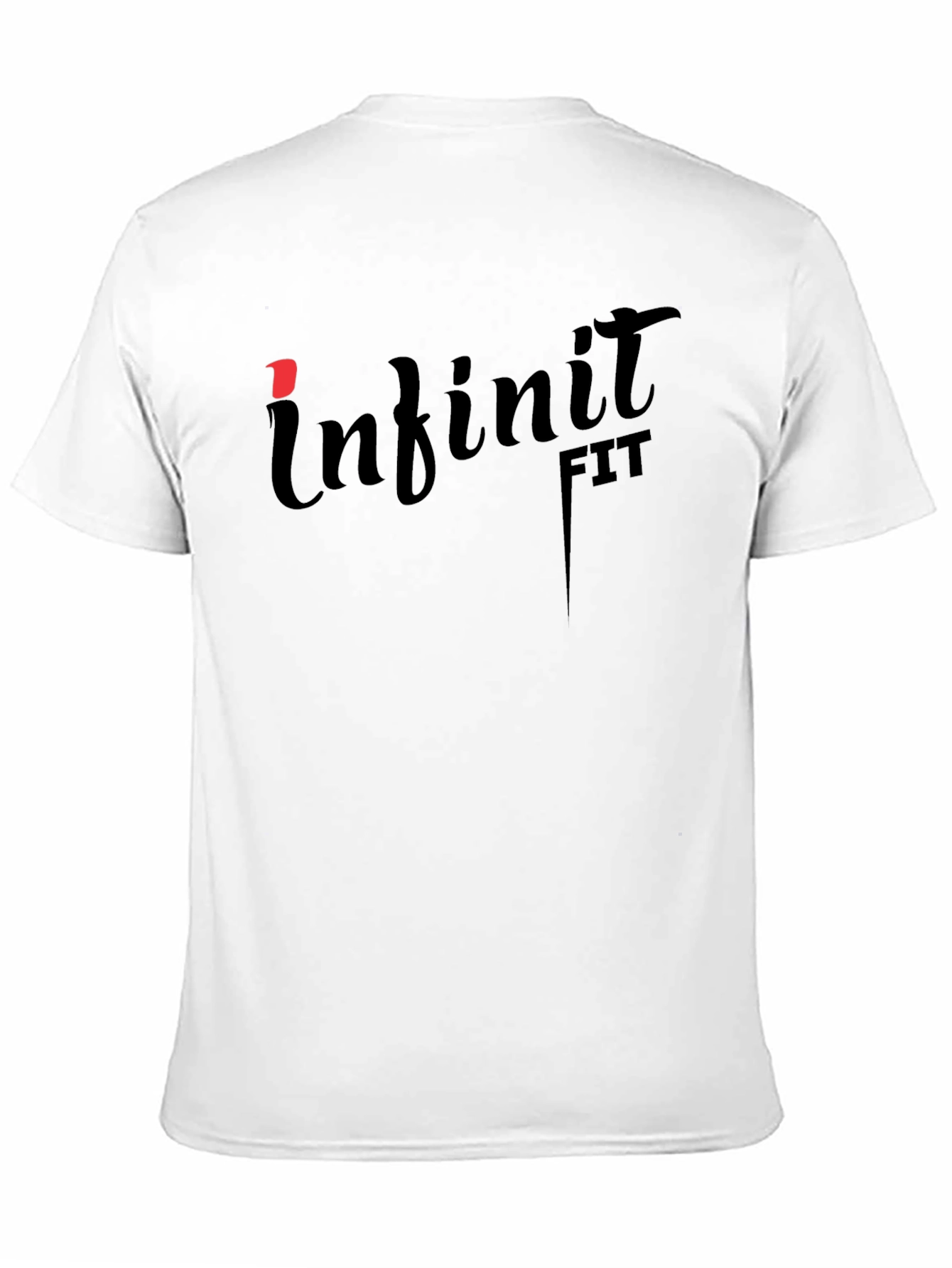 Infinite Fit Black Graphic T-Shirt
