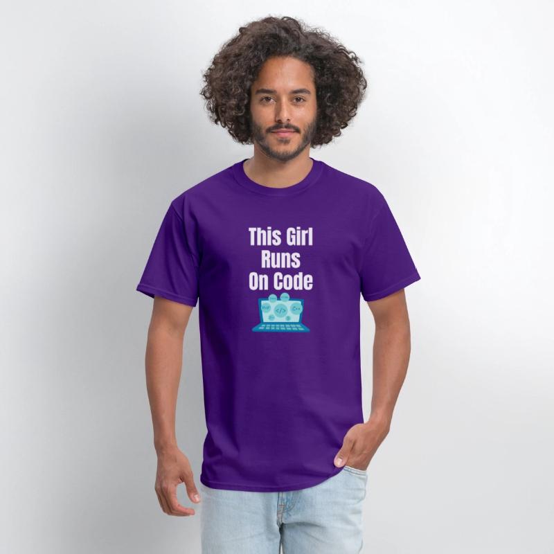 This Girl Runs On Codes Programmer Computer