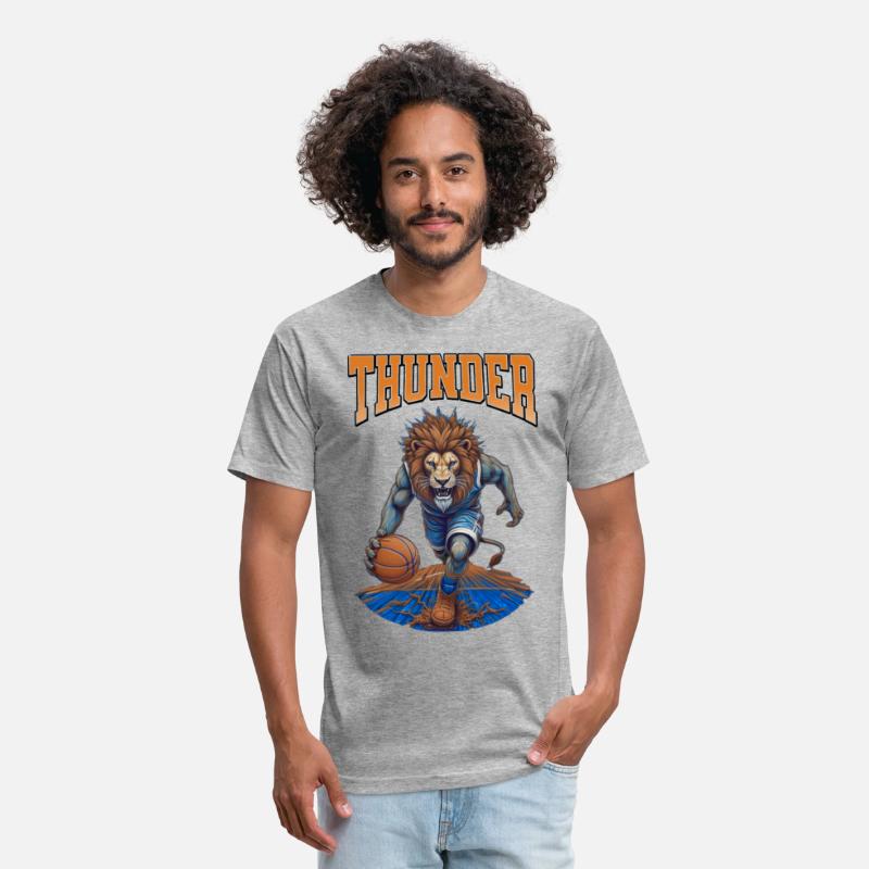thunder championship Lion Hoops Mascot Sports