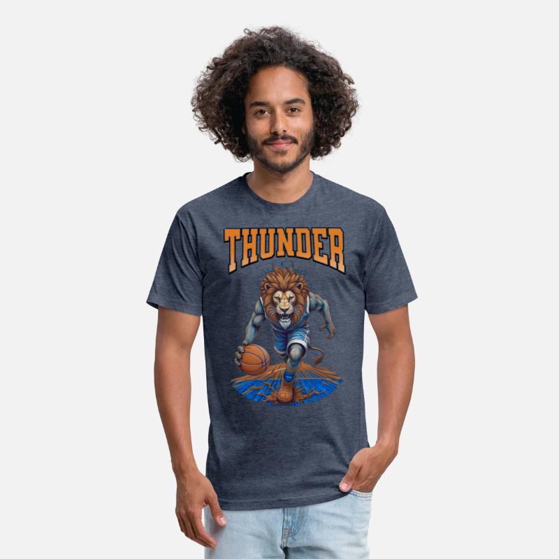 thunder championship Lion Hoops Mascot Sports