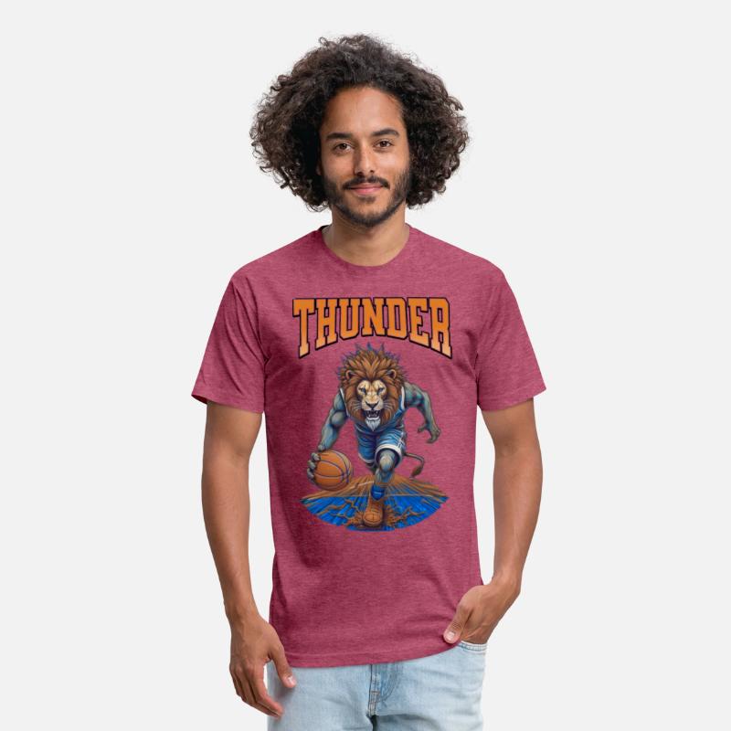 thunder championship Lion Hoops Mascot Sports