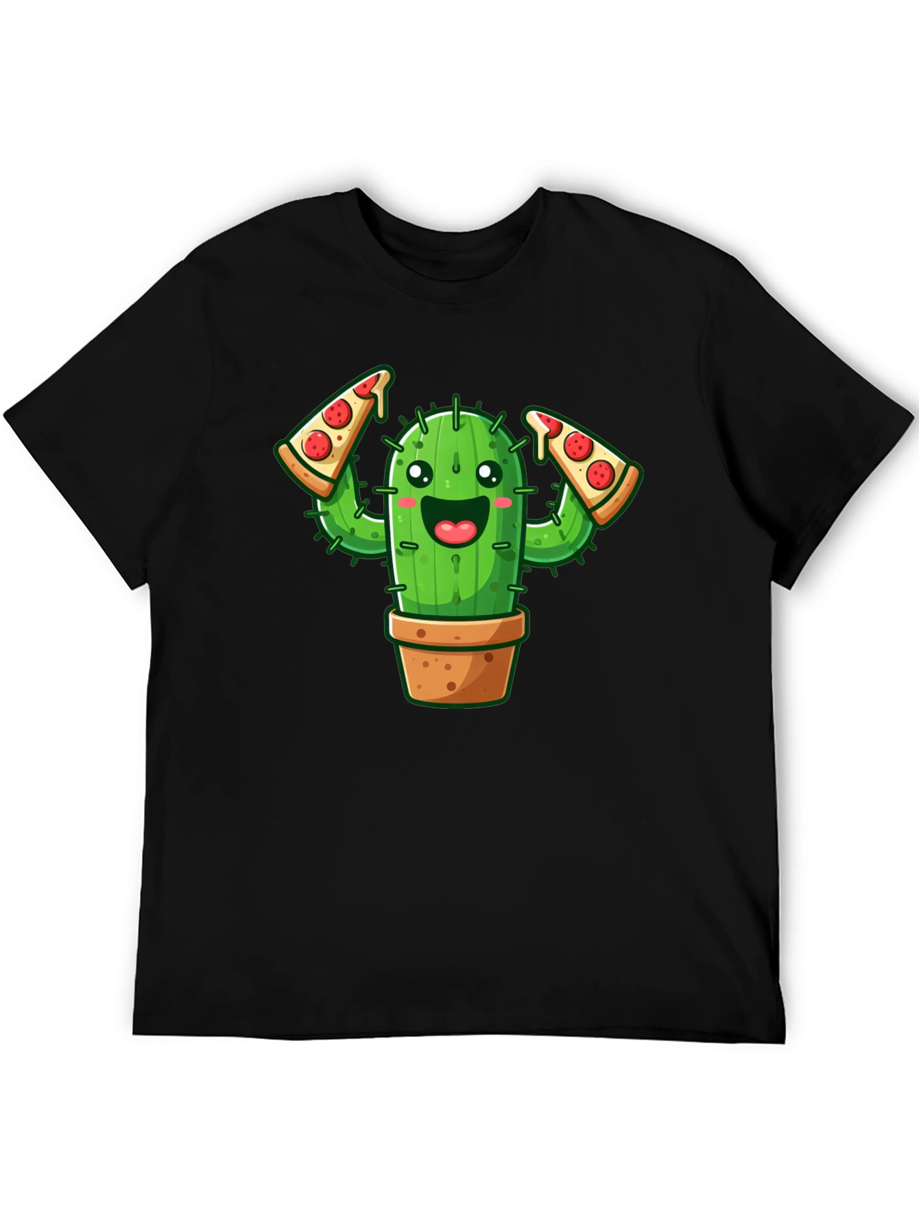 Cactus Pizza Lover Graphic Tee - Unisex